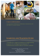 Learning and teaching guide: a handbook to support institutions in implementing programs for assisting the development of communication and life skills in veterinary students