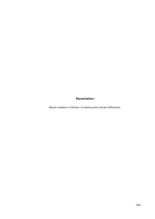 Music matters in fiction: Creative and critical reflections