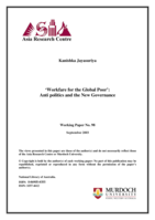 Workfare for the global poor: Anti-politics and the New Governance