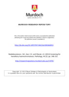 Screening for hereditary haemochromatosis