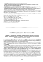 Iron deficiency in peanut on black calcareous soils