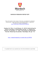 Confronting the reality of paradox in sustainable tourism