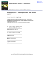 Bringing light to a hidden genre: The peer review report