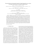 Parametrizations and dynamical analysis of angle-integrated cross sections for double photoionization including nondipole effects