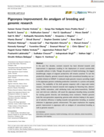 Pigeonpea improvement: An amalgam of breeding and genomic research