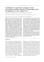 Contribution of nucleoside-analogue reverse transcriptase inhibitor therapy to lipoatrophy from the population to the cellular level