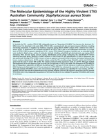 The molecular epidemiology of the highly virulent ST93 Australian community Staphylococcus aureus strain