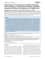 Comprehensive transcriptome assembly of chickpea (Cicer arietinum L.) using Sanger and next generation sequencing platforms: Development and applications