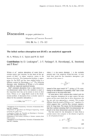 Discussion: The initial surface absorption test (ISAT): an analytical approach