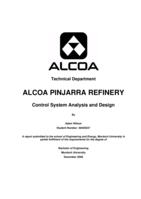 Alcoa Pinjarra Refinery control system analysis and design