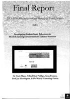 Investigating student study behaviours in Blended-learning environments to enhance retention