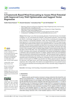 A framework-based wind forecasting to assess wind potential with improved grey wolf optimization and support vector regression