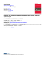 Molecular detection of parasitic protozoa