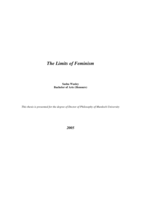 The limits of feminism