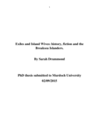 Exiles and Island wives: History, fiction and the Breaksea Islanders