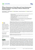Human dimensions of urban blue and green infrastructure during a pandemic. Case study of Moscow (Russia) and Perth (Australia)