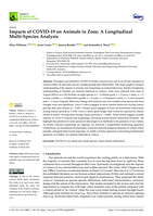 Impacts of COVID-19 on animals in zoos: A longitudinal multi-species analysis