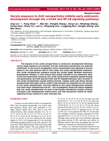 Oocyte exposure to ZnO nanoparticles inhibits early embryonic development through the γ-H2AX and NF-κB signaling pathways