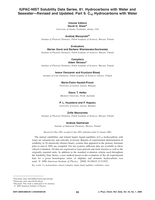 IUPAC-NIST solubility data series. 81. Hydrocarbons with water and seawater - Revised and updated. Part 9. C10 hydrocarbons with water