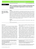 Shifts in reproductive assurance strategies and inbreeding costs associated with habitat fragmentation in Central American mahogany