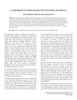 A comparison of three interactive television AD formats