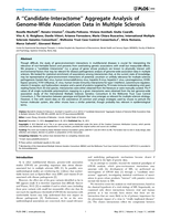 A “Candidate-Interactome” aggregate analysis of Genome-Wide association data in multiple sclerosis