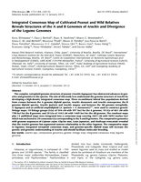 Integrated consensus map of cultivated peanut and wild relatives reveals structures of the A and B genomes of Arachis and divergence of the legume genomes