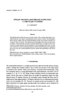 Steady Prandtl-Batchelor flows past a circular cylinder
