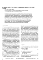 An ab initio study of the chlorine x-ray emission spectra of the CH3Cl molecule