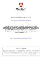Hybrid GA/SA algorithms for evaluating trade-off between economic cost and environmental impact in generation dispatch