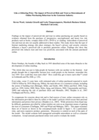 Like a glittering prize: The impact of perceived risk and trust as determinants of online purchasing behaviour in the gemstone industry