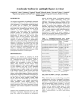 A molecular toolbox for xanthophyll genes in wheat