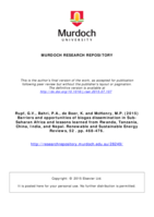 Barriers and opportunities of biogas dissemination in Sub-Saharan Africa and lessons learned from Rwanda, Tanzania, China, India, and Nepal