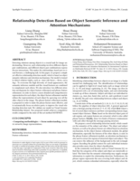 Relationship detection based on object semantic inference and attention mechanisms