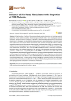 Influence of bio-based plasticizers on the properties of NBR materials