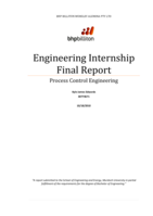 Engineering Internship Final Report: Process Control Engineering