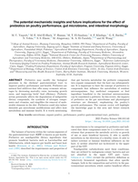 The potential mechanistic insights and future implications for the effect of prebiotics on poultry performance, gut microbiome, and intestinal morphology