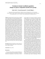 Grazing in remnant woodland vegetation: changes in species composition and life form groups
