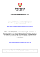 Ex-journos and promo girls: Feminization and professionalization in the Australian public relations industry