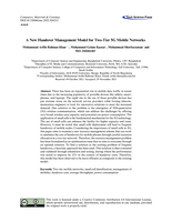 A New Handover Management Model for Two-Tier 5G Mobile Networks