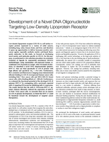 Development of a novel DNA oligonucleotide targeting low-density lipoprotein receptor