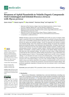 Response of aphid parasitoids to volatile organic compounds from undamaged and infested Brassica oleracea with Myzus persicae
