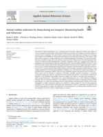 Animal welfare indicators for sheep during sea transport: Monitoring health and behaviour