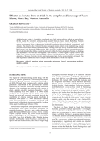 Effect of an isolated bore on birds in the complex arid landscape of Faurisland, Shark Bay, Western Australia