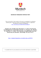 Promoting interdisciplinary sustainable tourism