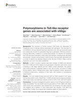 Polymorphisms in Toll-like receptor genes are associated with vitiligo