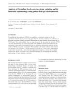Analysis of Serpulina hyodysenteriae strain variation and its molecular epidemiology using pulsed-field gel electrophoresis