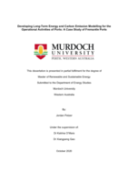Developing long-term energy and carbon emission modelling for the operational activities of ports: A case study of Fremantle Ports