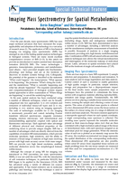 Imaging mass spectrometry for spatial metabolomics
