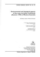 Environmental and biological aspects of the mass mortality of pilchards (Autumn 1995) in Western Australia
